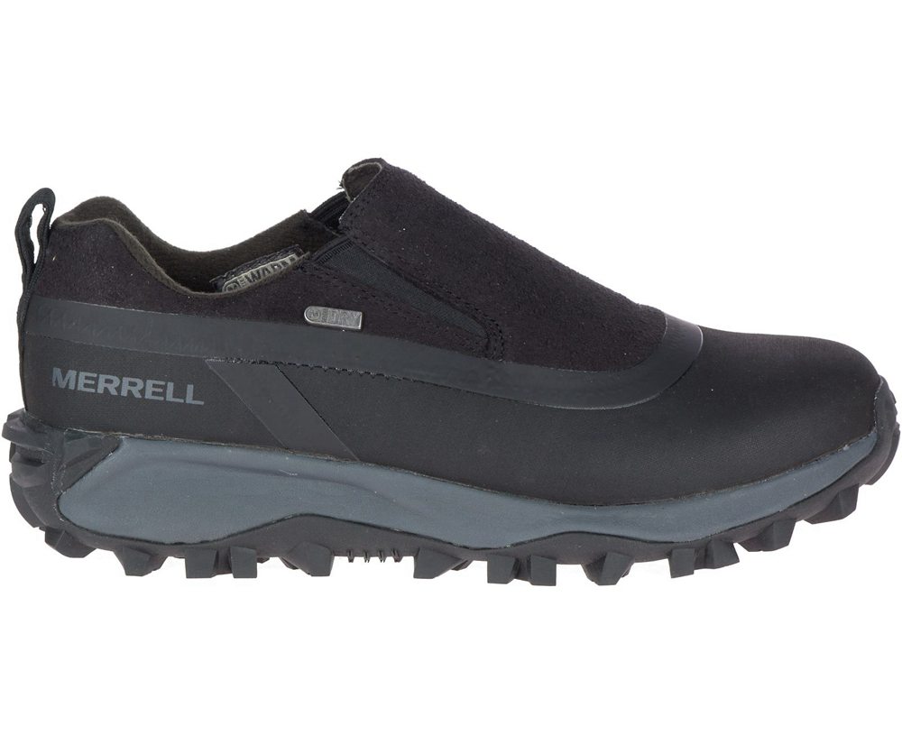 Merrell Barefoot Sko Dame - Thermo Snowdrift Moc Shell Waterproof - Sort - DYE931250